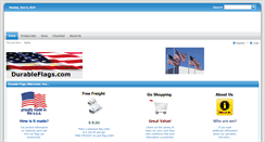 Desktop Screenshot of durableflags.com